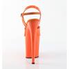 Pleaser - FLAMINGO809 Sandale à bride à la cheville, Pole dance chaussures - Orange Product image